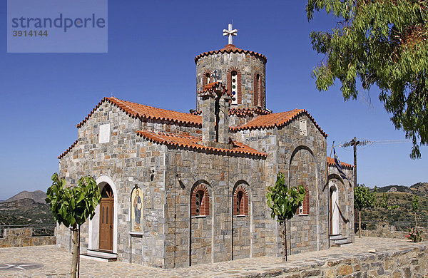 Kirche  Bergdorf Axos  Kreta  Griechenland  Europa
