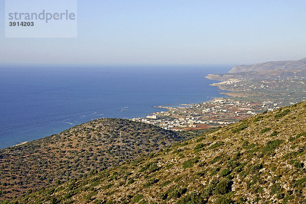 Malia  Panorama  Kreta  Griechenland  Europa