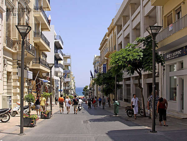 Hauptstraße  Heraklion  Iraklion  Kreta  Griechenland  Europa