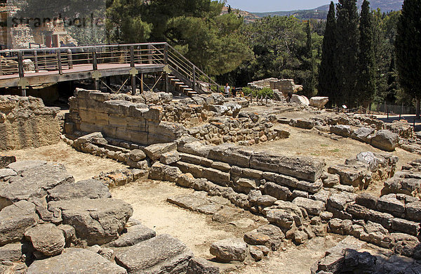 Knossos  Ausgrabungsstätte  Heraklion  Kreta  Griechenland  Europa