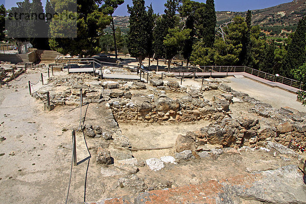 Knossos  Ausgrabungsstätte  Minoischer Palast  Heraklion  Kreta  Griechenland  Europa