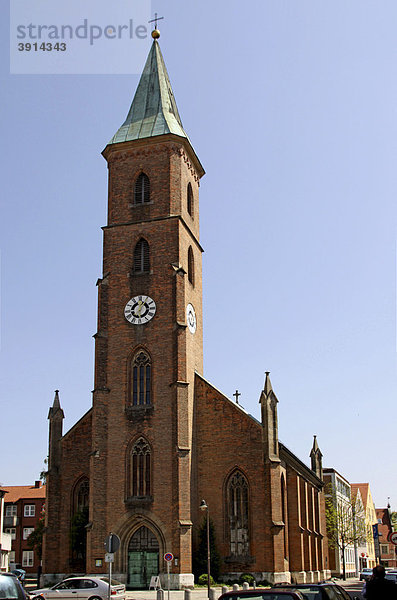 Matthäuskirche  die erste evangelische Kirche Ingolstadts  Ingolstadt  Bayern  Deutschland  Europa