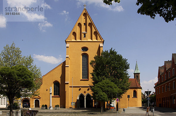 Franziskanerkirche  Ingolstadt  Bayern  Deutschland  Europa
