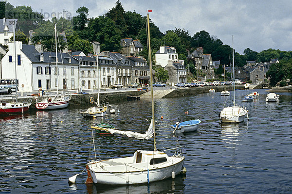 Pont Aven in den 1980ern  Finistere  Bretagne  Frankreich  Europa