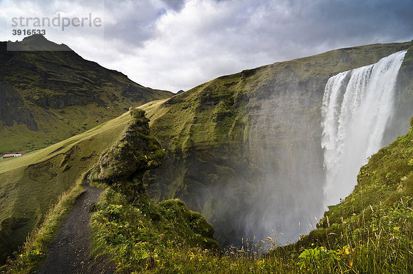 Skogarfoss  Island  Europa