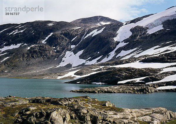 Vigedalen vor dem Rauegga  1938 m  Norwegen  Skandinavien  Europa