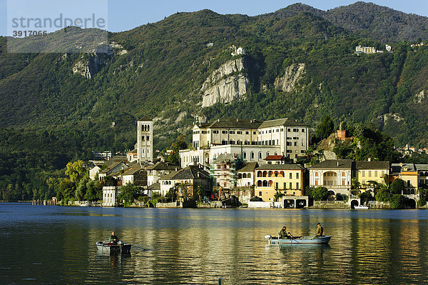 Insel San Giulia  Ortasee  Lago d'Orta  Piemont  Italien  Europa