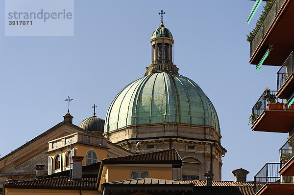 Kuppel Kathedrale Verbania am Lago Maggiore  Piemont  Italien  Europe