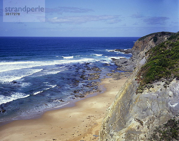 Küste  Cape Otway Nationalpark  Victoria  Australien