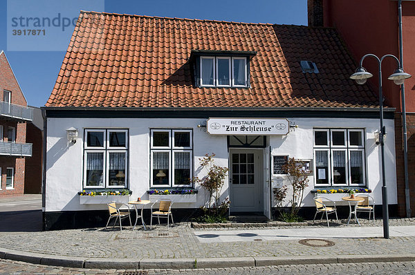 Restaurant Zur Schleuse Husum  Nordfriesland  Schleswig-Holstein  Deutschland  Europa