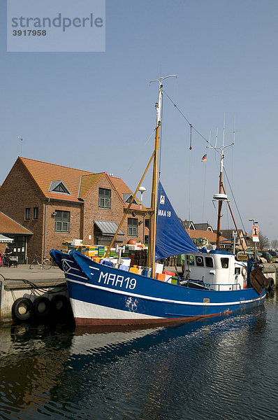 Fischerboot im Hafen  Maasholm  Schleswig-Holstein  Deutschland  Europa