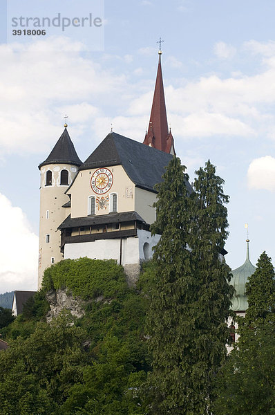 Basilika und Wallfahrtskirche Zu Unserer Lieben Frau Mariä Heimsuchung  Rankweil  Vorarlberg  Österreich  Europa