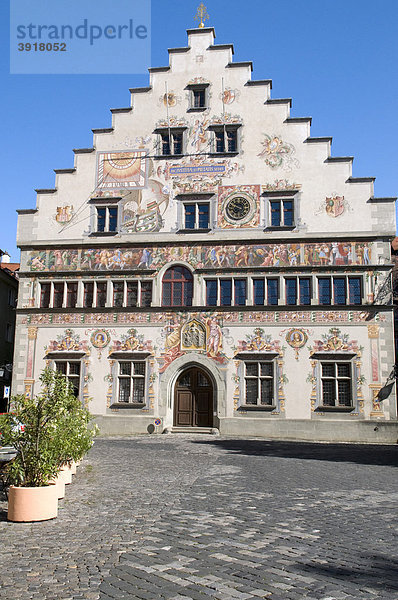 Altes Rathaus in der Altstadt  Lindau  Bodensee  Bayern  Deutschland  Europa