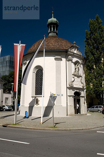 Kapelle des heiligen Johannes Nepomuk  erbaut 1757  Bregenz  Bodensee  Vorarlberg  Österreich  Europa