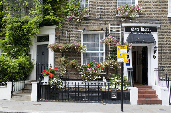 Gate Hotel in der Portobello Road  Notting Hill  London  England  Großbritannien  Europa