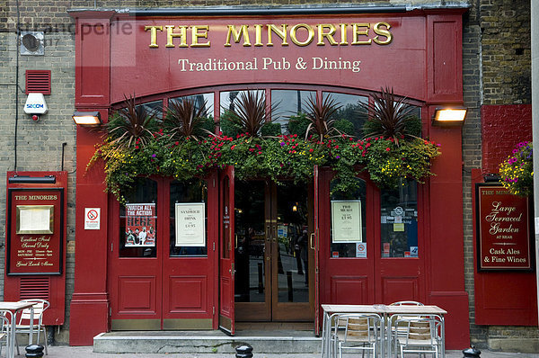 Pub The Minories  London  England  Großbritannien  Europa