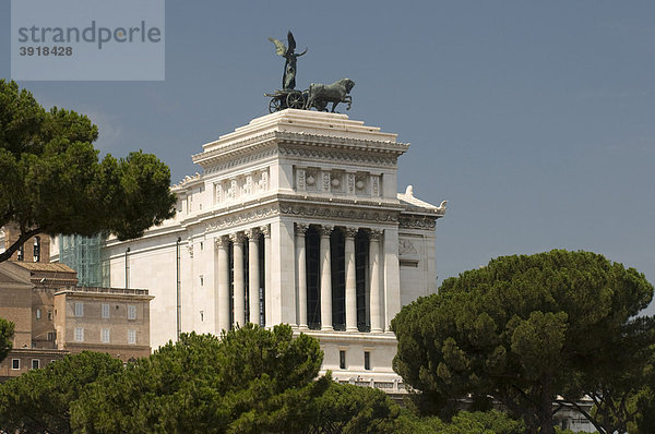 Nationaldenkmal Viktor Emanuel II.  Rom  Italien  Europa