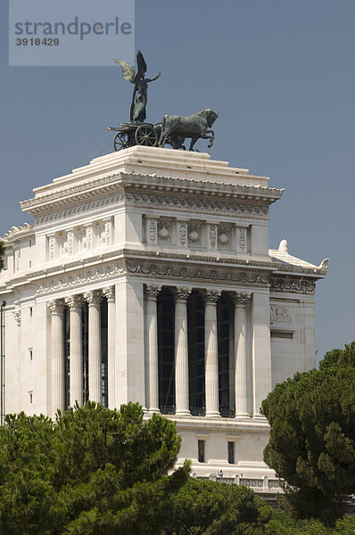 Nationaldenkmal Viktor Emanuel II.  Rom  Italien  Europa