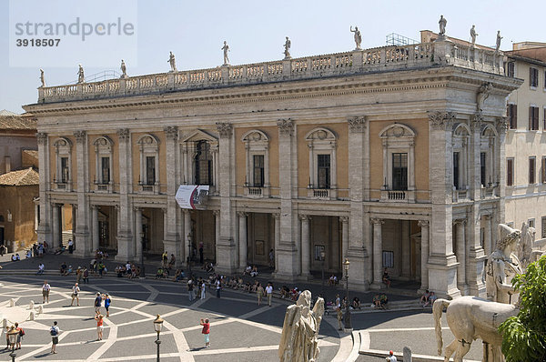 Kapitolinische Museen im Konservatorenpalast am Kapitolsplatz  Rom  Italien  Europa