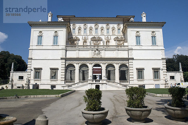 Museo e Galleria Borghese im Park Villa Borghese  Rom  Italien  Europa