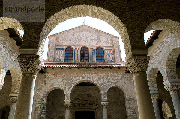 Euphrasius-Basilika  UNESCO Weltkulturerbe  Porec  Istrien  Kroatien  Europa