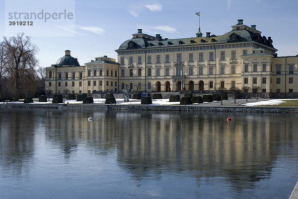 Schloss Drottningholm  Unesco-Weltkulturerbe  Stockholm  Schweden  Skandinavien  Europa
