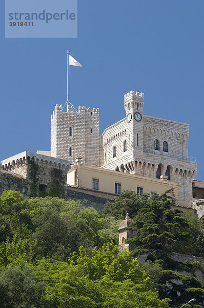 Fürstenpalast Palais Princier du Monaco  Monte Carlo  Cote d'Azur  Monaco  Europa