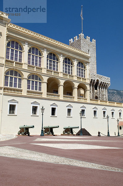Fürstenpalast Palais Princier du Monaco  Monte Carlo  Cote d'Azur  Monaco  Europa