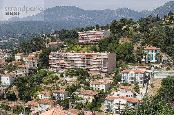 Ortsansicht Menton  Cote d'Azur  Provence  Frankreich  Europa