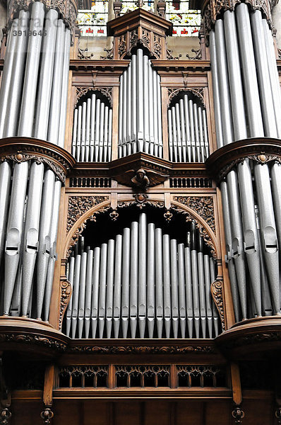 Orgel  SOUTHWARK CATHEDRAL  die Kathedrale und Stiftskirche von St. Saviour und St. Mary Overie  London  England  Großbritannien  Europa