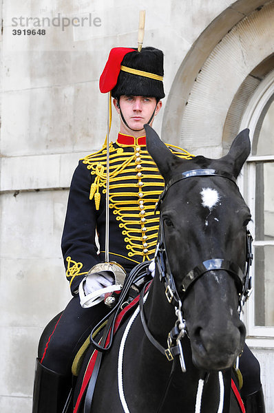 Horse Guard  Kaserne Household Cavalry  Elitetruppe  Whitehall  London  England  Großbritannien  Europa