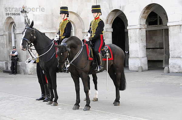 Horse Guard  Kaserne Household Cavalry  Elitetruppe  Whitehall  London  England  Großbritannien  Europa