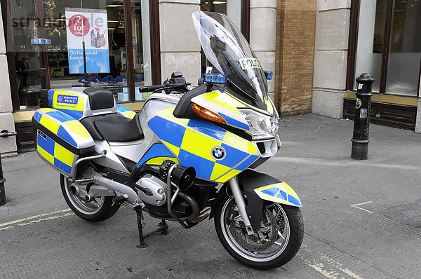 Police  Metropolitan Police  Polizei Motorrad  BMW  London  England  Großbritannien  Europa