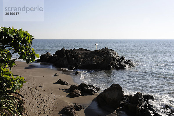 Ehemaliger Somoza Strand  benannt nach dem ehemaligen Präsidenten  Poneloya  Leon  Nicaragua  Zentralamerika