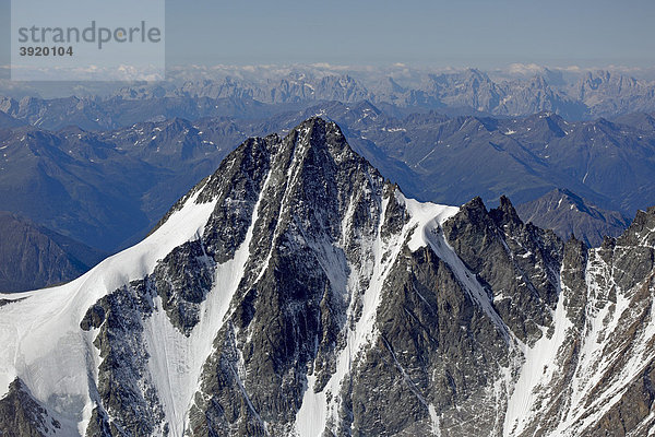 Großglockner  Luftaufnahme  Österreich  Europa