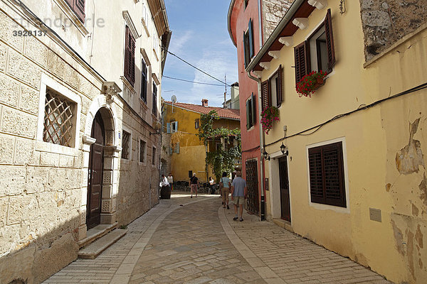 Gasse  Porec  Kroatien  Europa