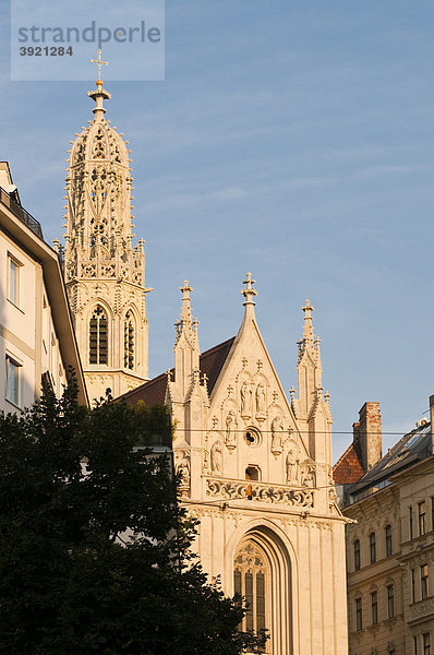 Gotische Kirche Maria am Gestade  Wien  Österreich  Europa