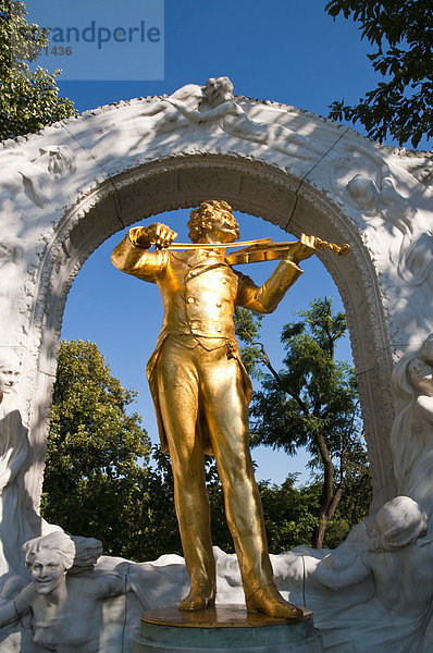 Johann-Strauß-Denkmal  Stadtpark  Jugendstil  Ringstraße  Wien  Österreich  Europa