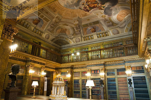 Bibliothek  Palais Liechtenstein  Wien  Österreich  Europa