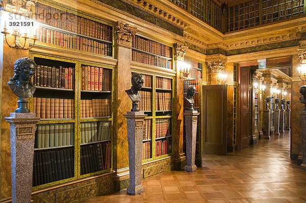 Bibliothek  Palais Liechtenstein  Wien  Österreich  Europa