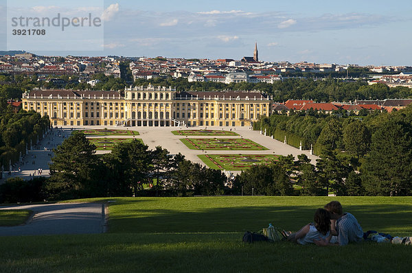 Gartenanlage Schloss Schönbrunn  Wien  Österreich  Europa
