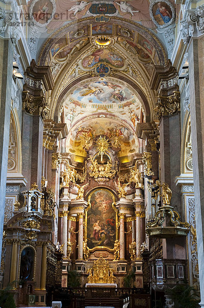 Klosterkirche innen  Stift Klosterneuburg  Wien  Österreich  Europa