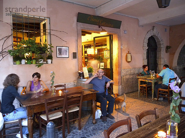 Taverne  Osteria in der Altstadt  Verona  Venetien  Veneto  Italien  Europa