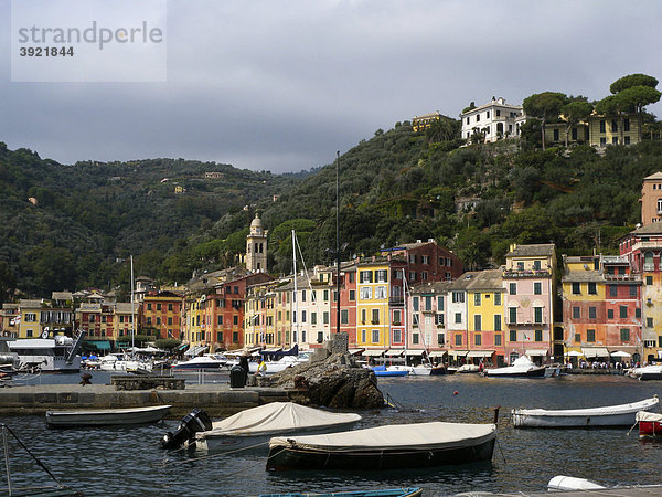 Portofino  Hafen  Riviera  Ligurien  Italien  Europa