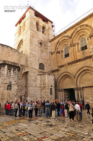 Eingang zur Grabeskirche  Jerusalem  Israel  Naher Osten  Orient