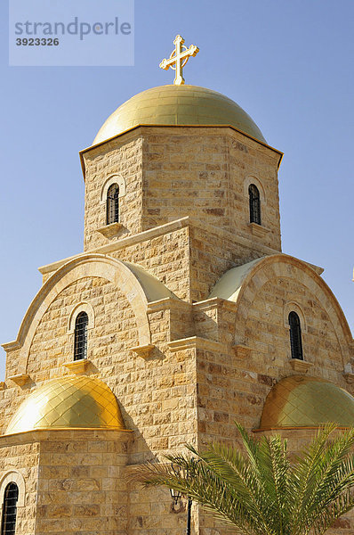 Griechisch-orthodoxe Kirche St. John  Taufkirche an der Taufstelle am Jordan-Fluss  Jordanien  Naher Osten  Orient