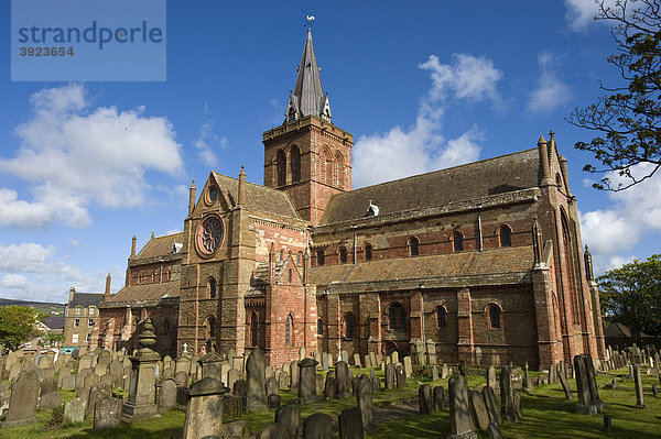 St. Magnus Kathedrale  Kirkwall  Orkney Inseln  Schottland  Großbritannien  Europa