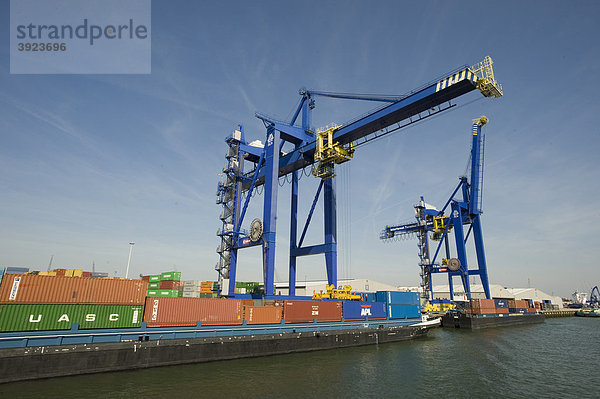Hafen  Rotterdam  Südholland  Holland  Niederlande  Europa
