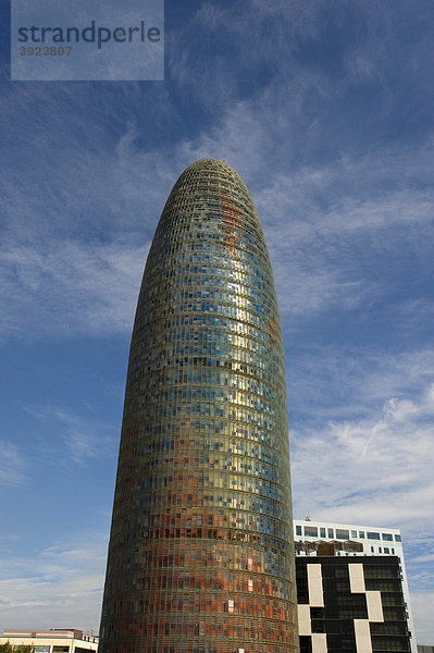 Torre Agbar  Bürogebäude  Barcelona  Katalanien  Spanien  Europa