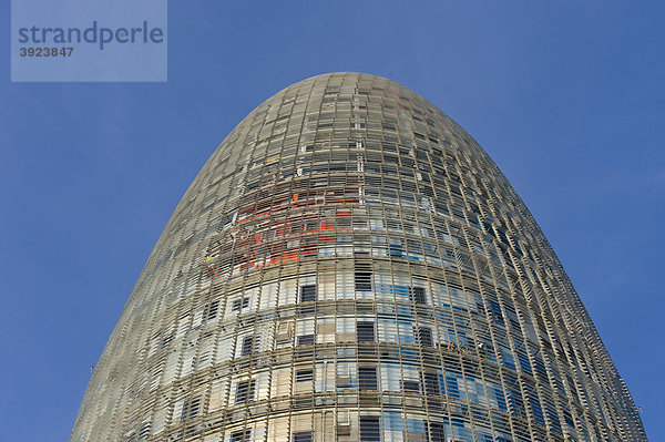 Torre Agbar  Bürogebäude  Barcelona  Katalanien  Spanien  Europa